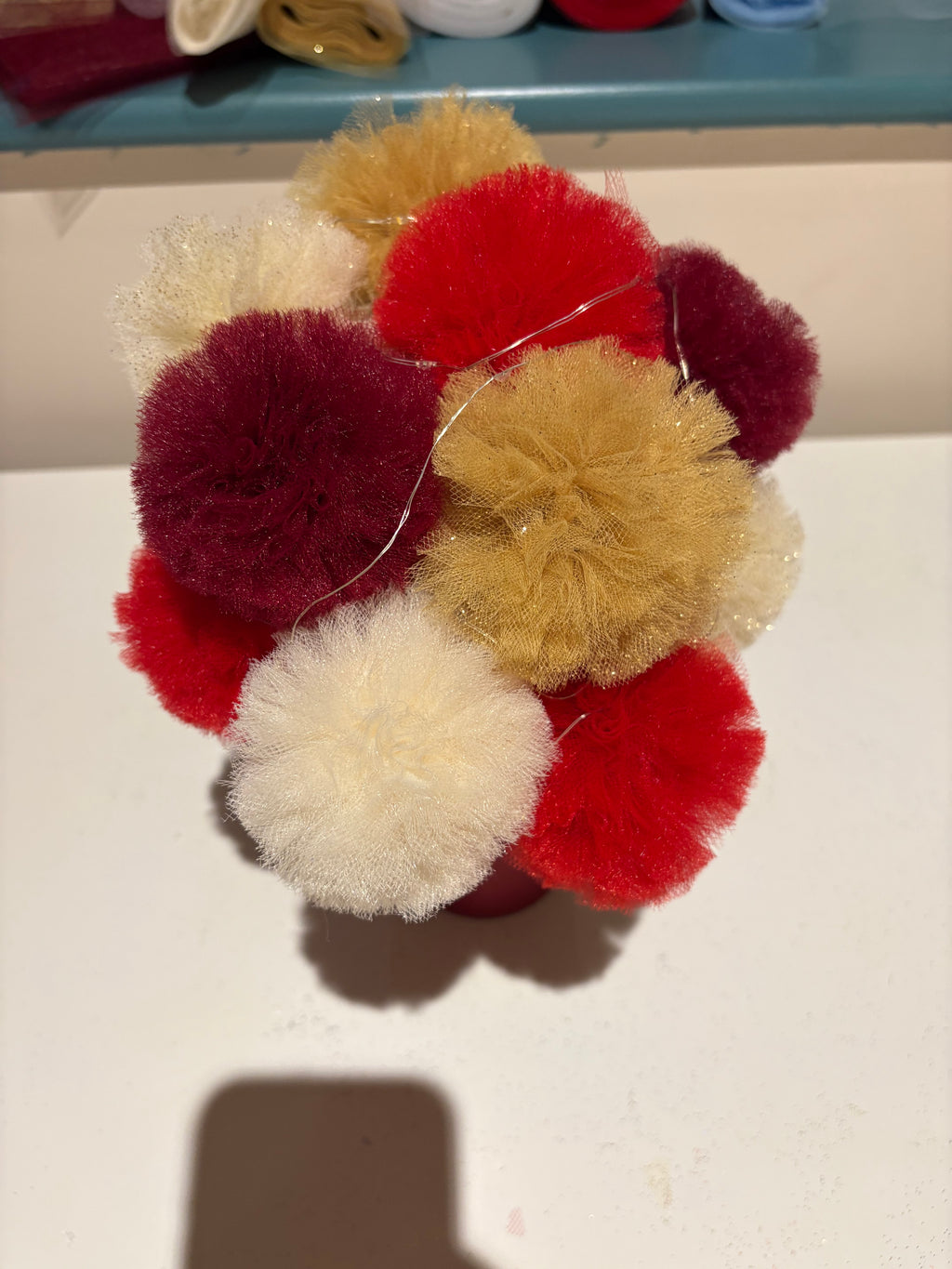 Tulle Bouquet with Lights