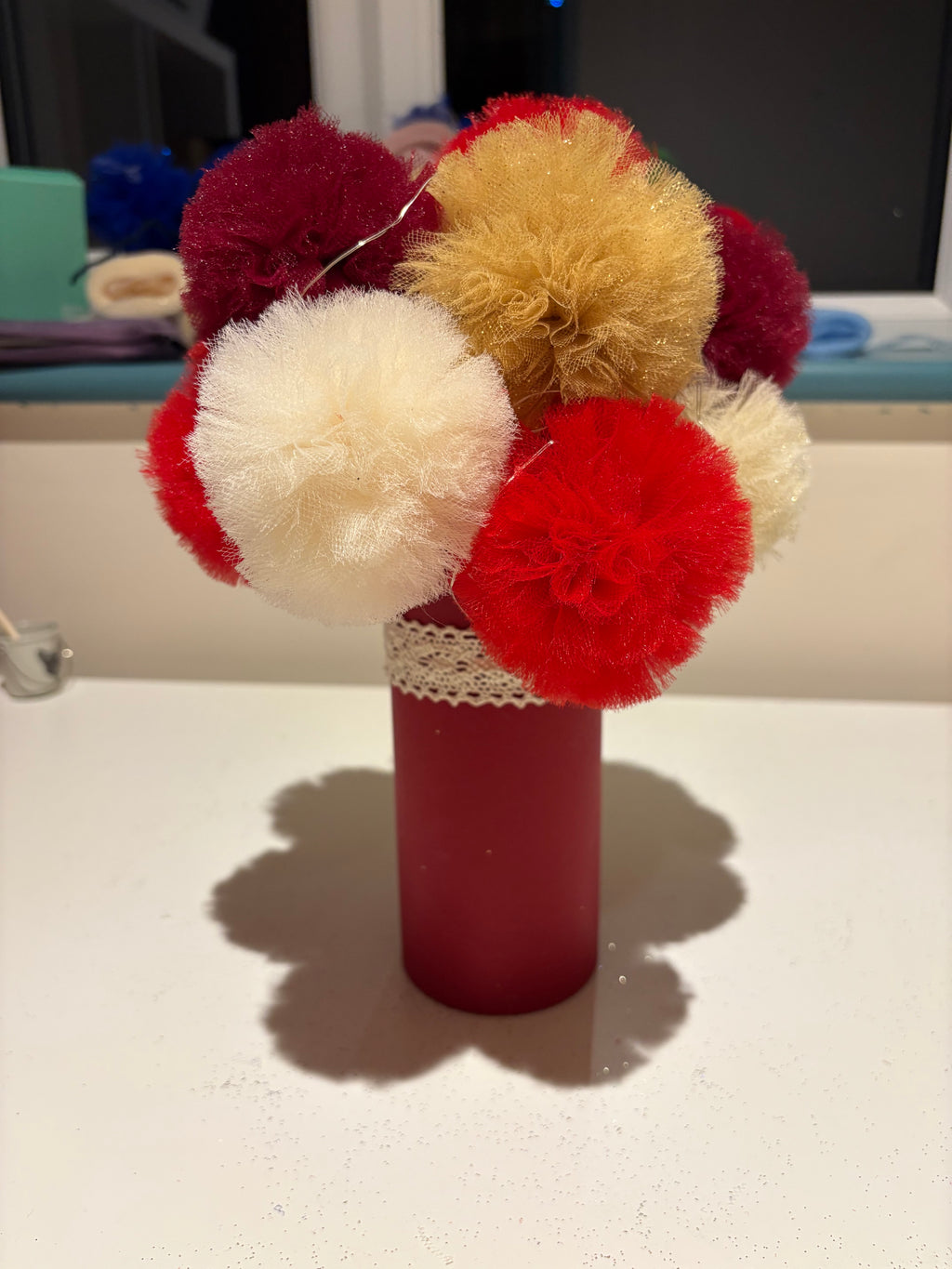 Tulle Bouquet with Lights