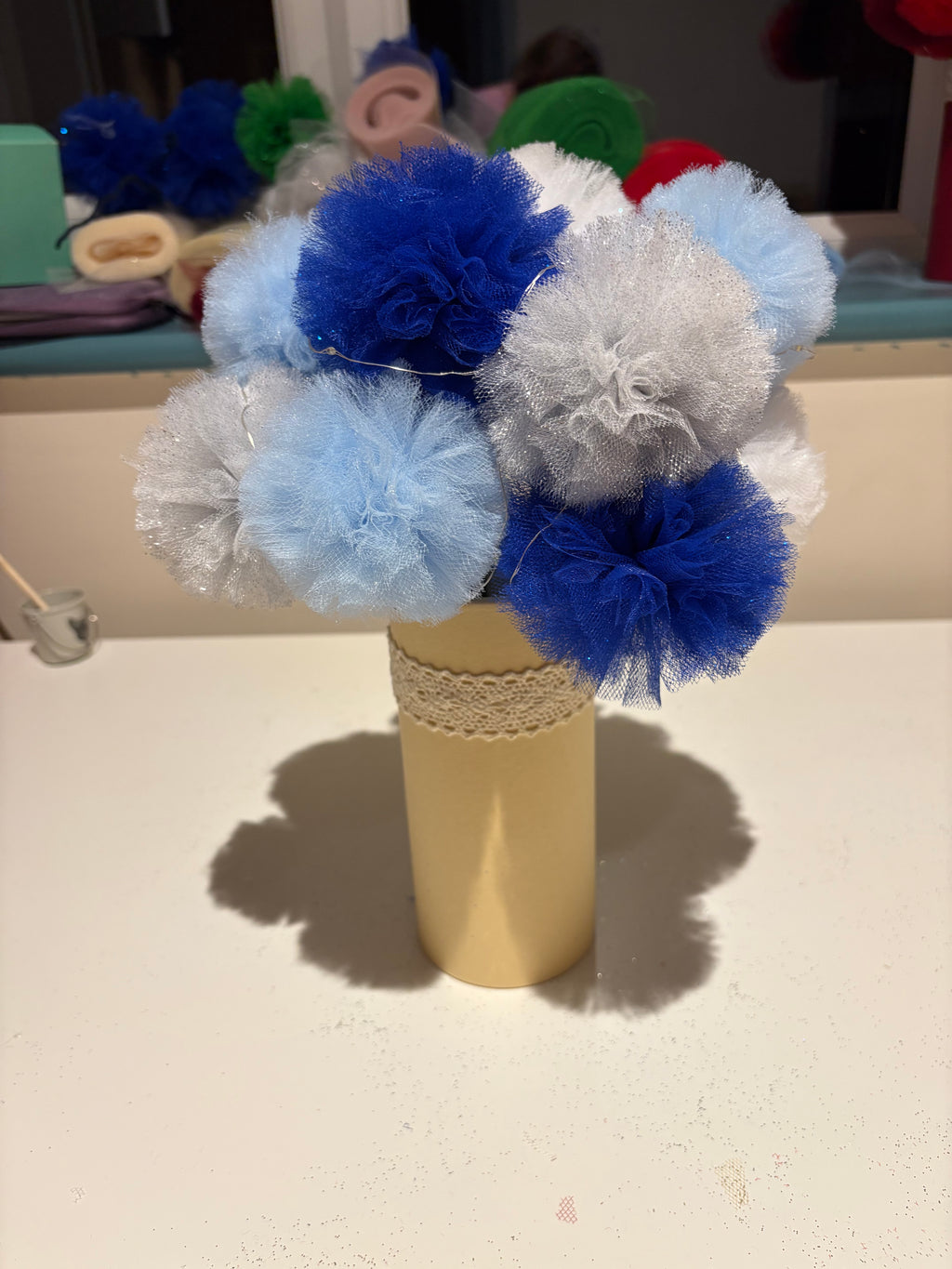 Tulle Bouquet with Lights