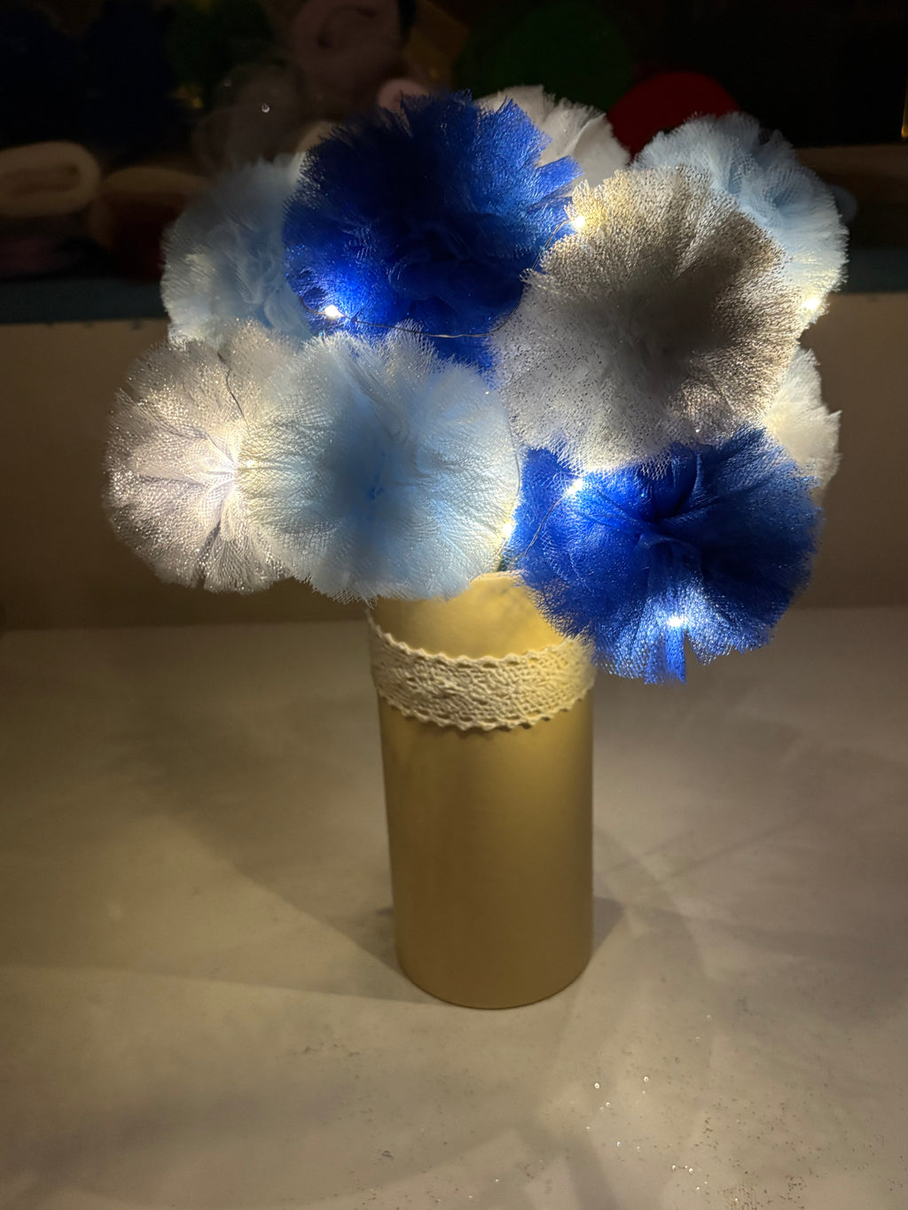 Tulle Bouquet with Lights