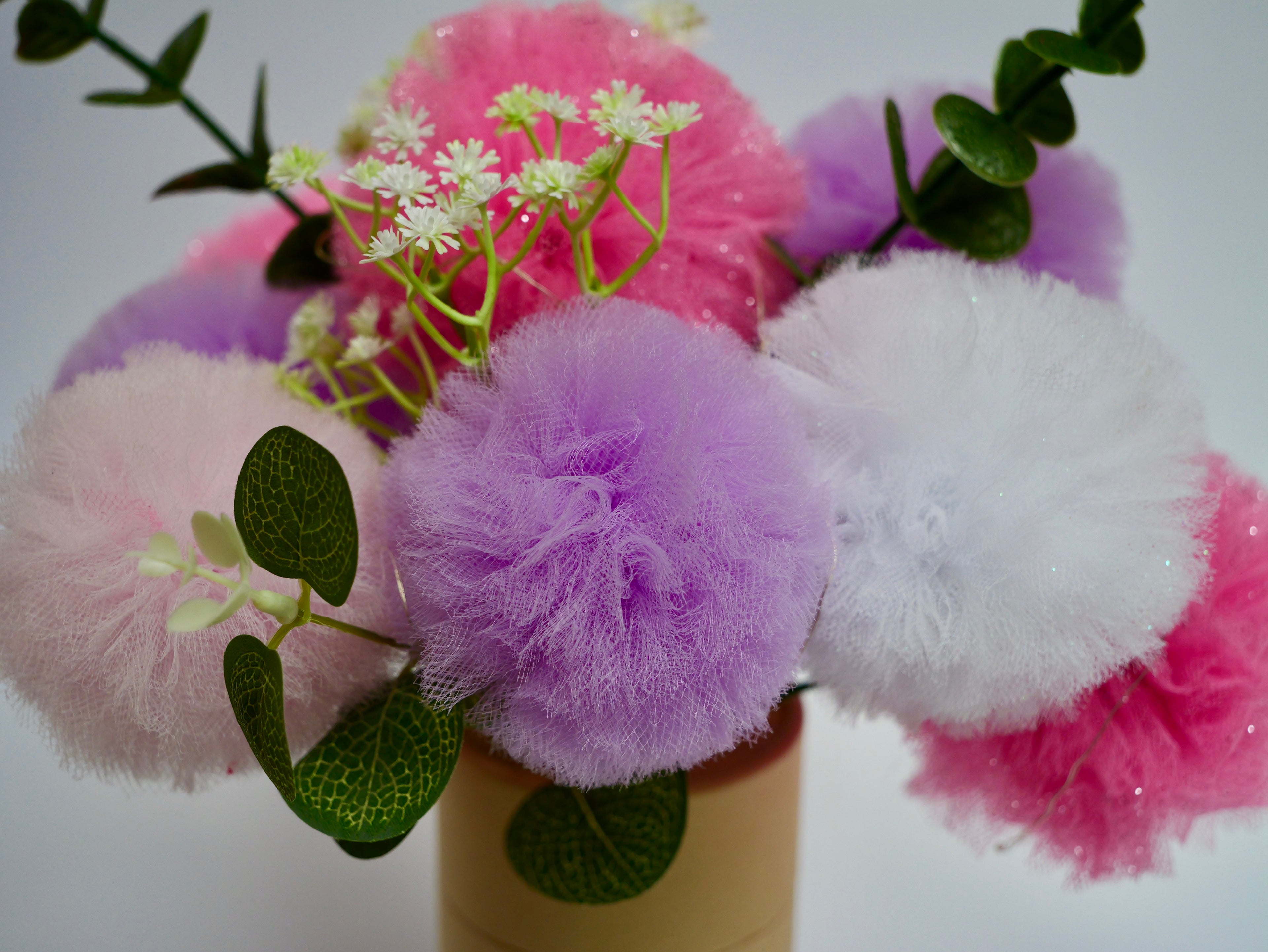 Tulle Gift Bouquet with Lights