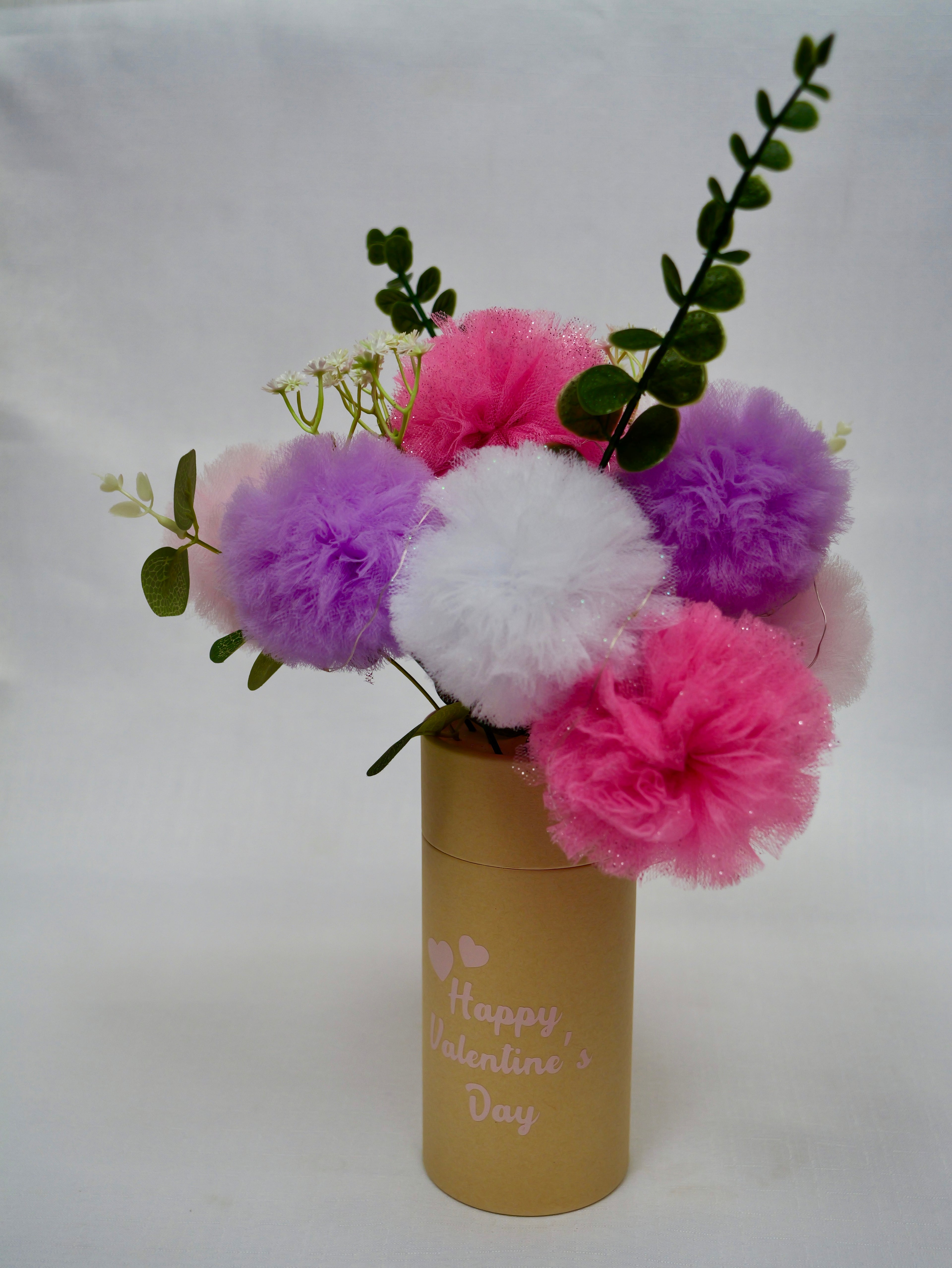 Tulle Gift Bouquet with Lights