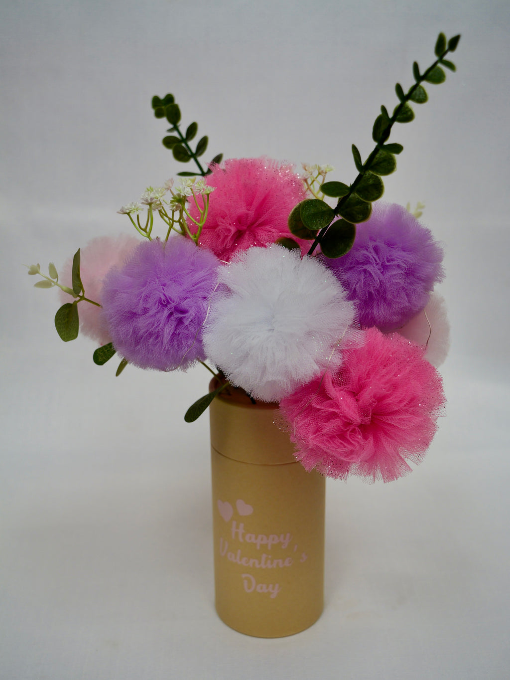 Tulle Gift Bouquet with Lights