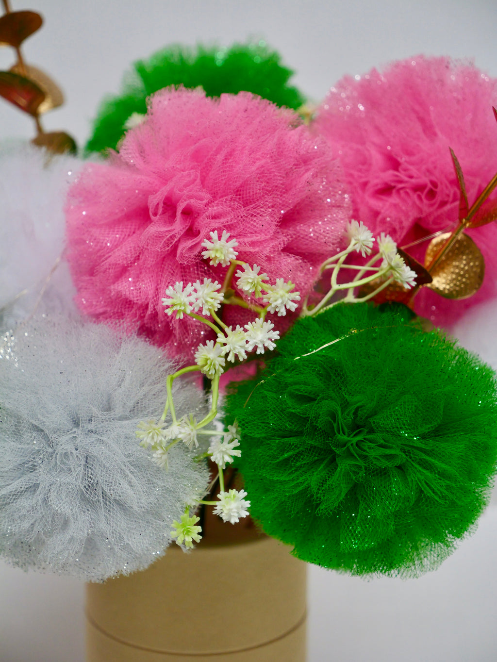 Tulle Gift Bouquet with Lights