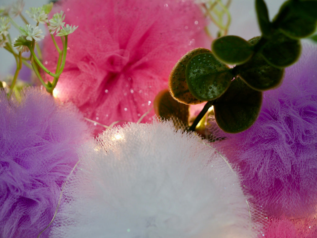 Tulle Gift Bouquet with Lights