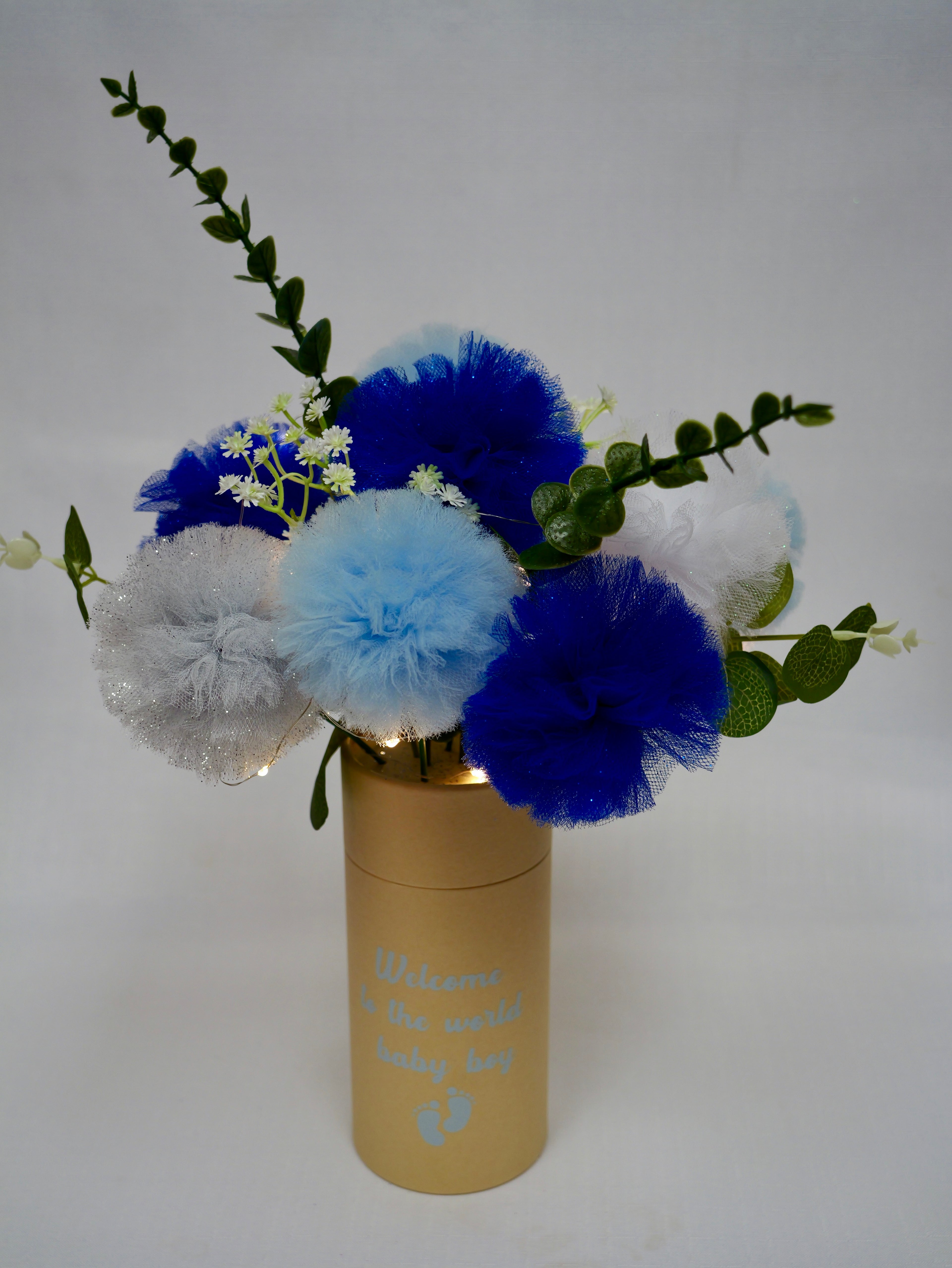 Tulle Gift Bouquet with Lights