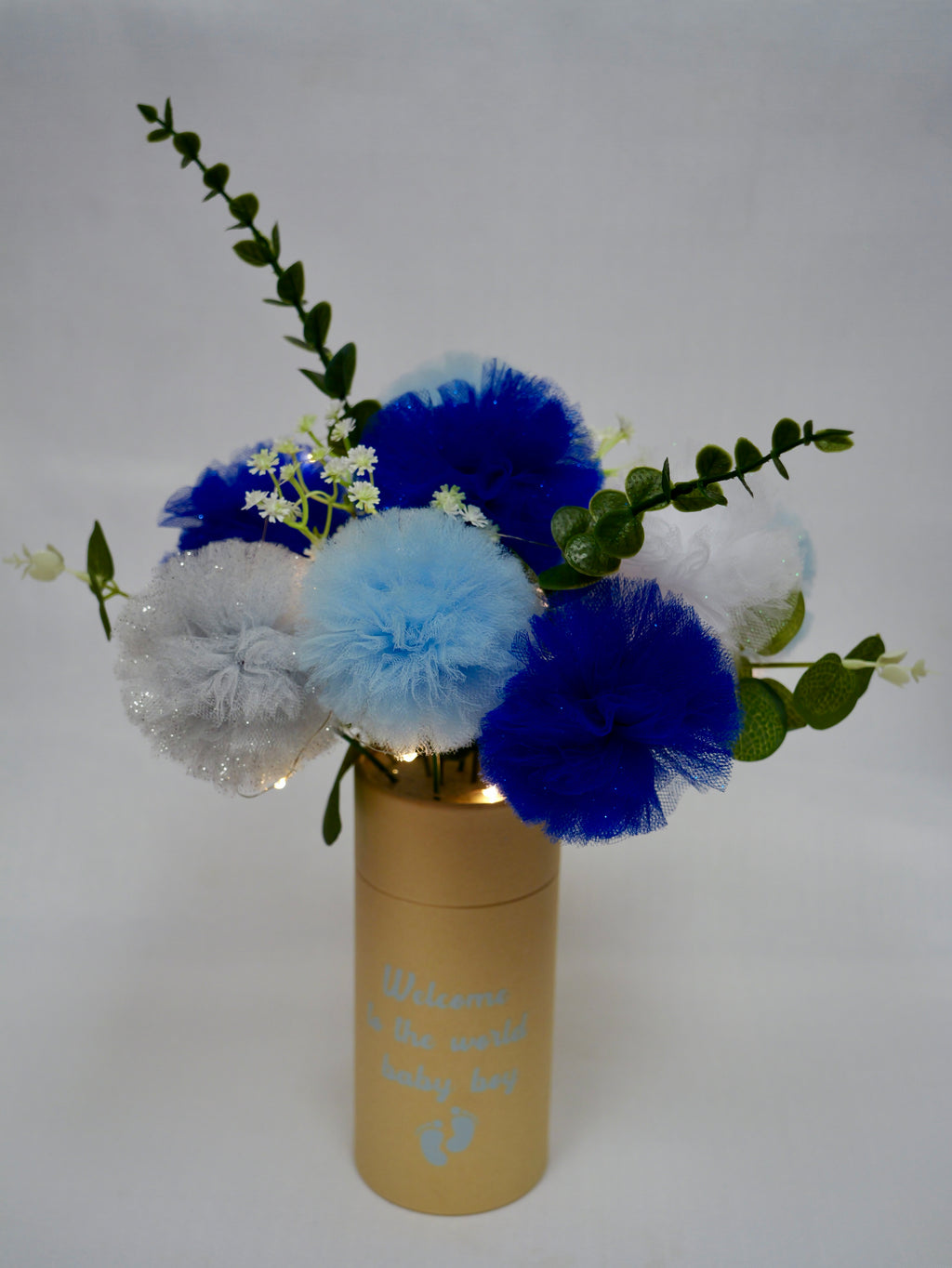 Tulle Gift Bouquet with Lights